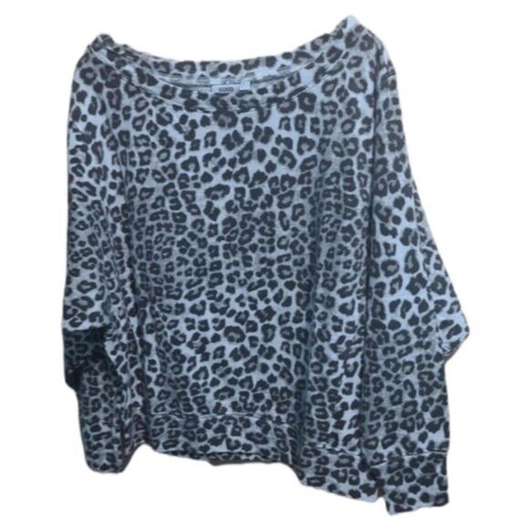 Good American Snow Leopard Sweater   NWT - Picture 2 of 8